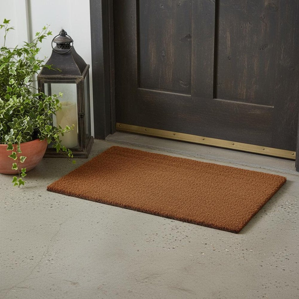 18" X 30" Brown Coir Outdoor Door Mat