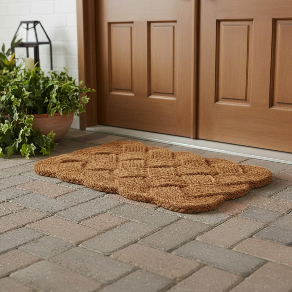 30" X 48" Brown Coir Weave Outdoor Door Mat