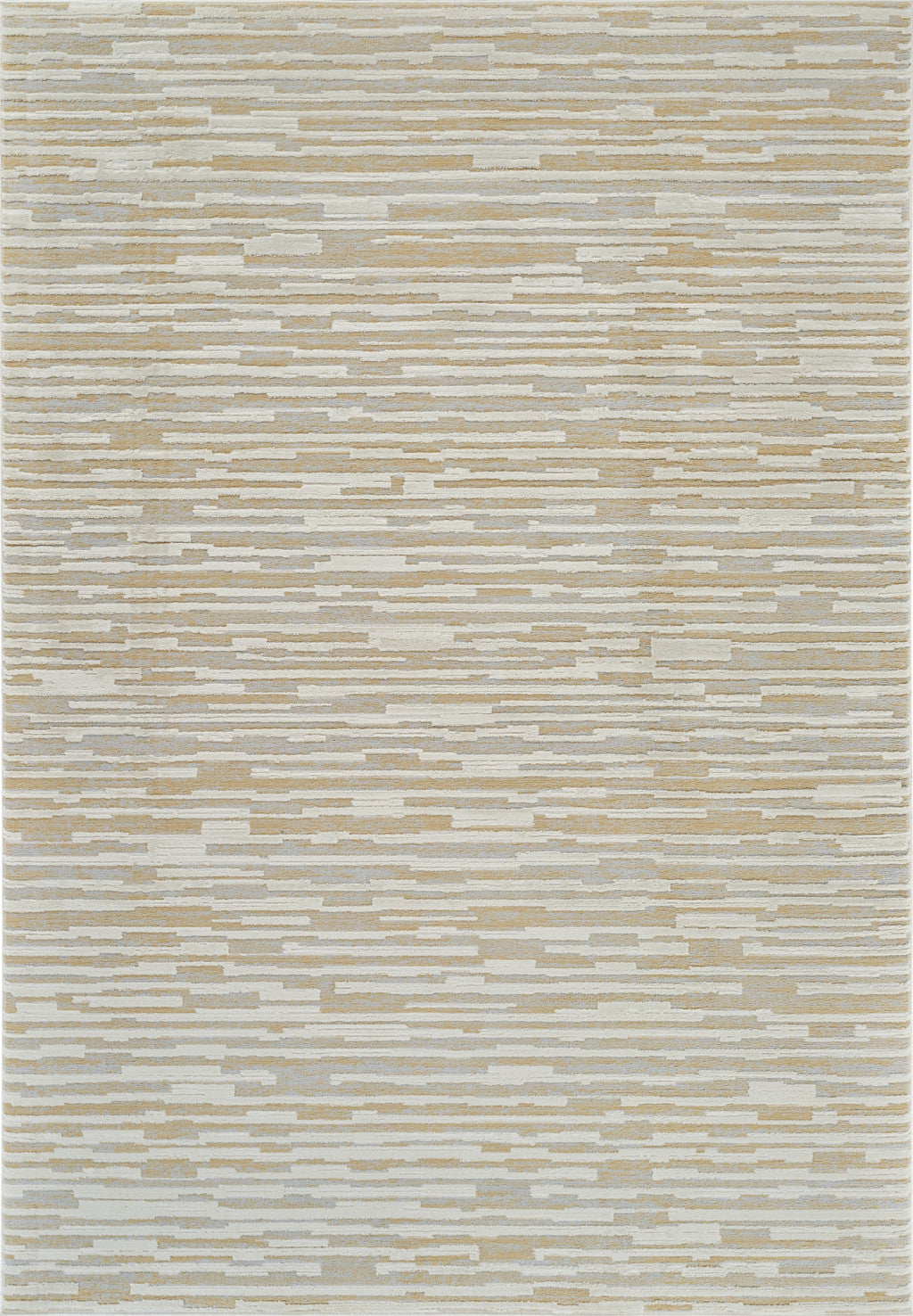 4' X 6' Beige and Brown Abstract Distressed Area Rug