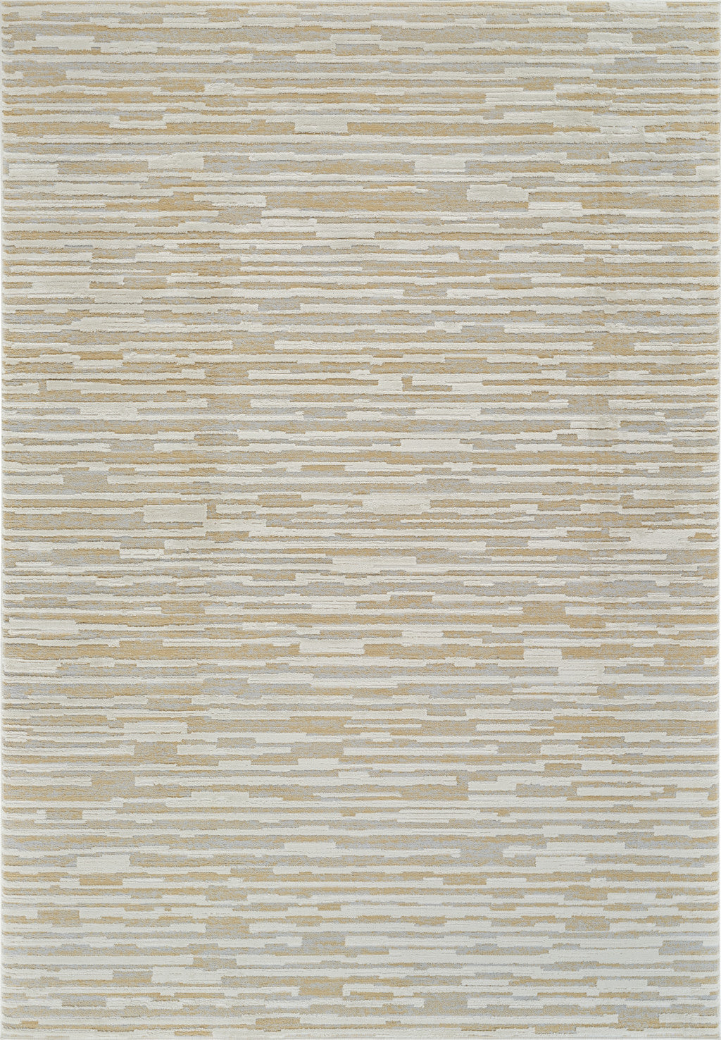 4' X 6' Beige and Brown Abstract Distressed Area Rug