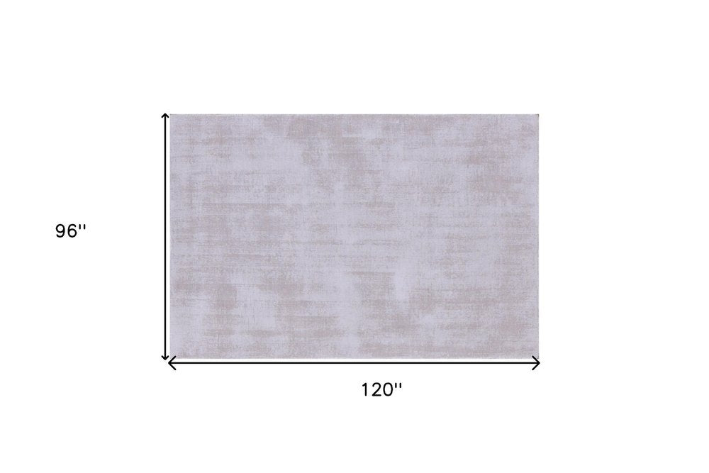 8' X 10' Taupe Hand Loomed Area Rug