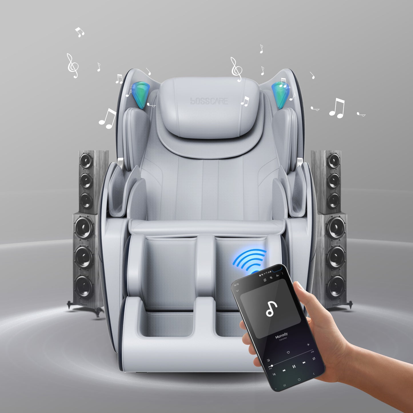 3D Shiatsu Zero Gravity Full Body Massage Chair with Waist Heating