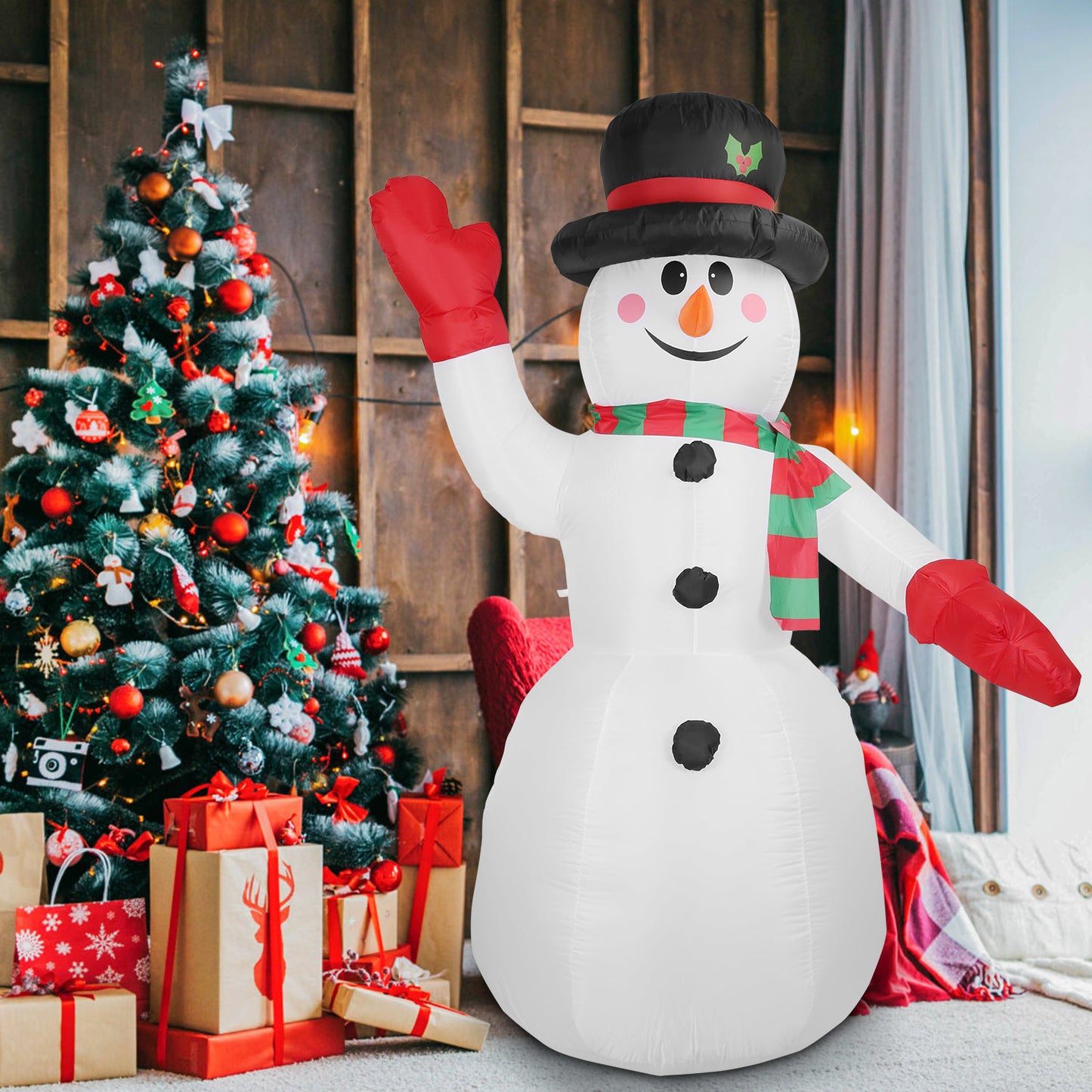 7.9FT Christmas Inflatable Giant Snowman | Snowman Decoration