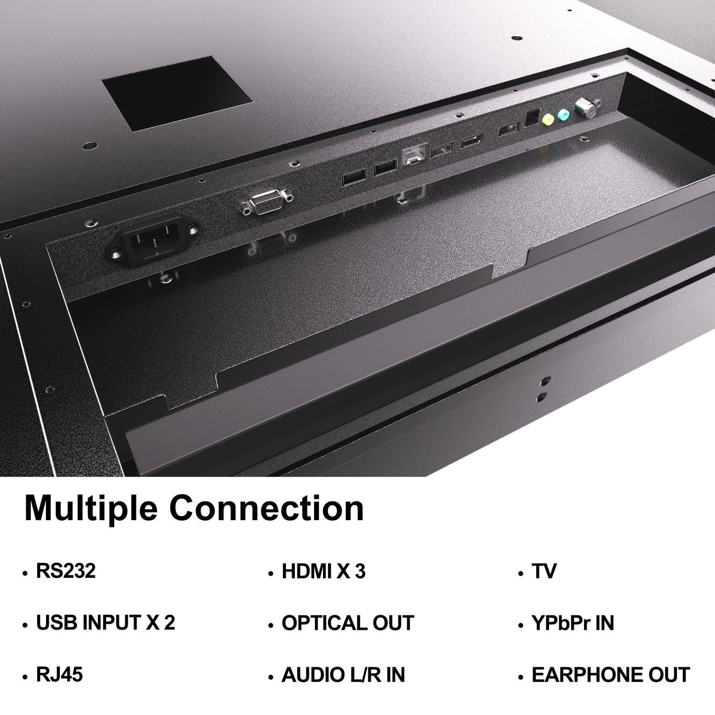 65 Inch Outdoor TV, 2000nits 4K UHD Weatherproof TV for Business - 2-Yr Warranty, 24/7 Operation, IP66 Waterproof