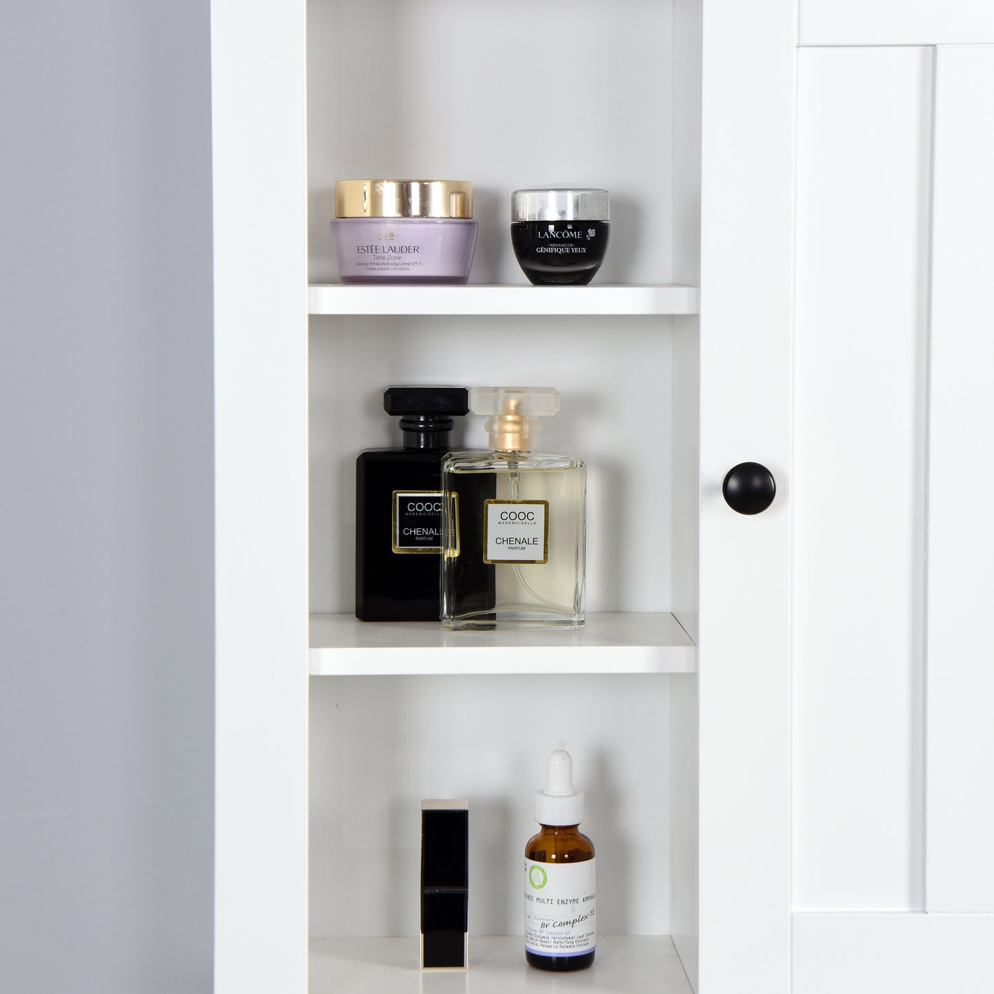 Bathroom Wooden Wall Cabinet with Door - 20.86x5.71x20 Inch