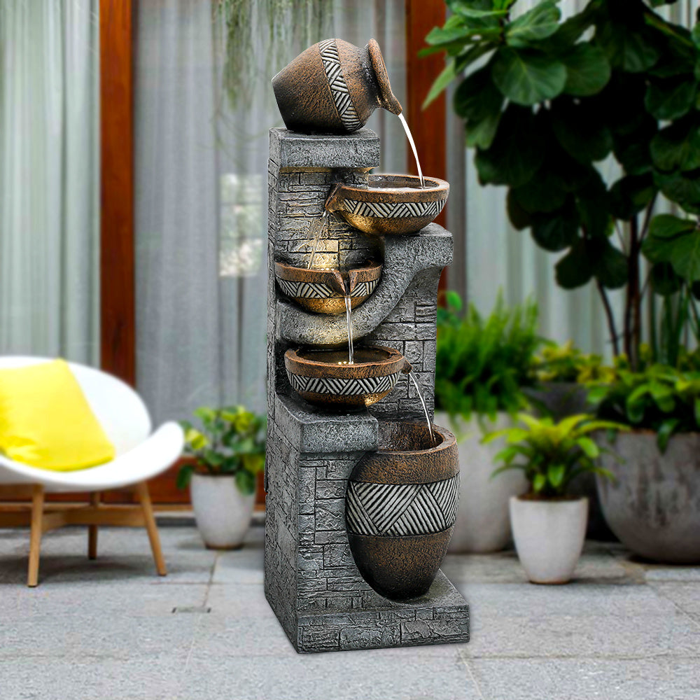 42.5" Garden Water Fountain - Elegant Home Garden Decor