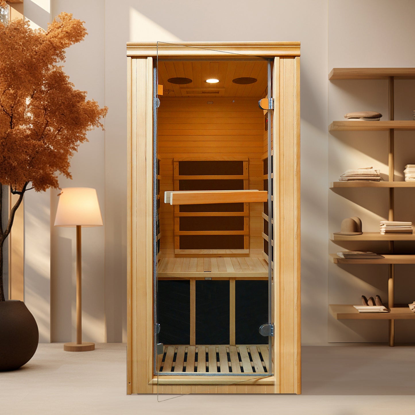 Single Person Far-Infrared Sauna Room - Home Wellness