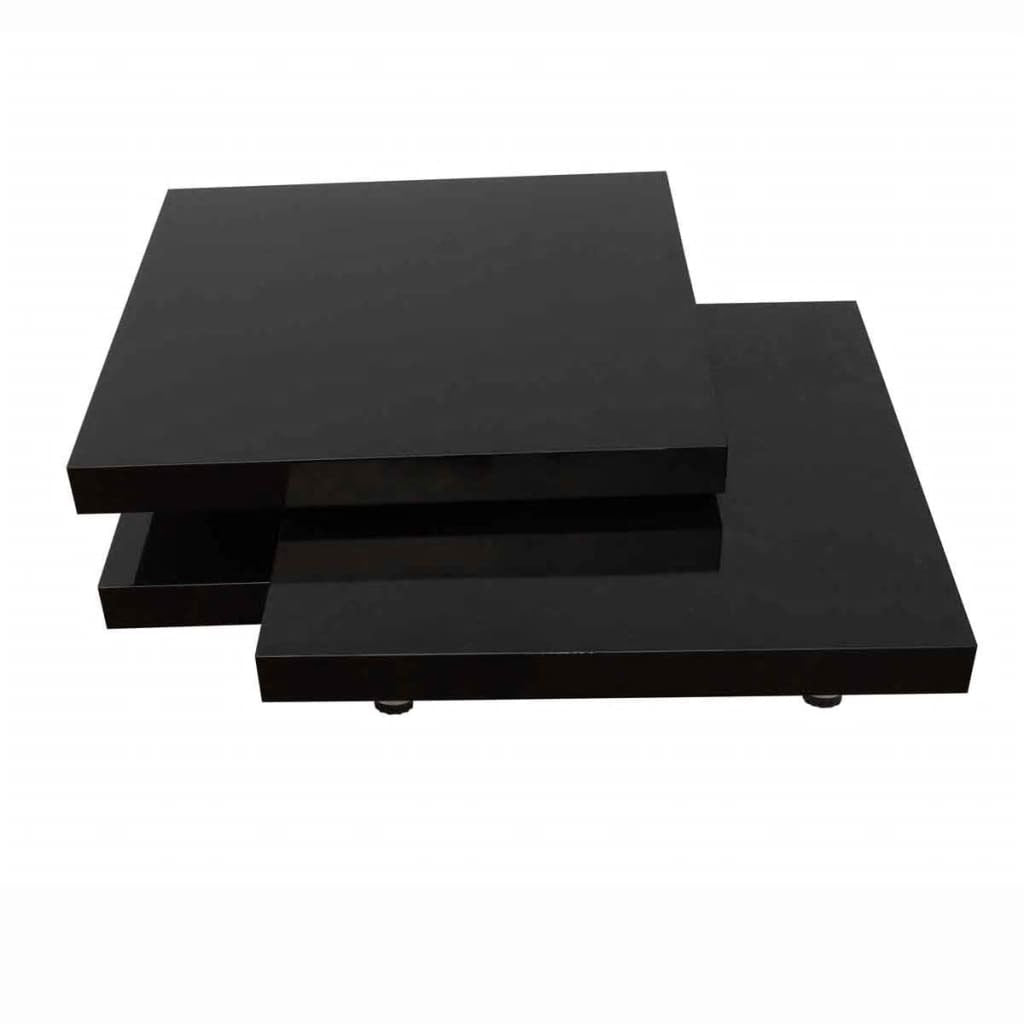 3 Tiers Coffee Table High Gloss Black