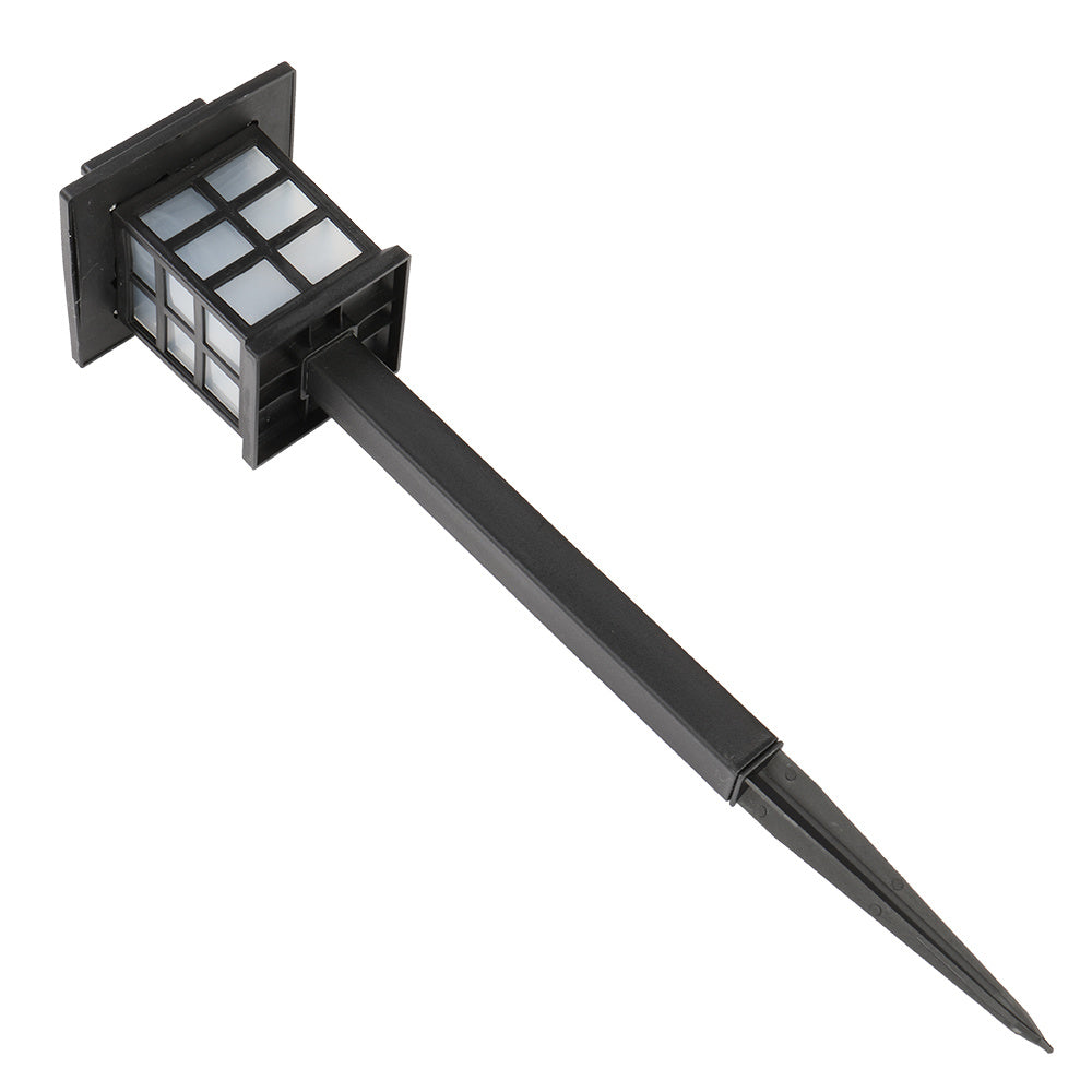 6pcs White LED Solar Lantern Torch Lights - Garden Landscape Lighting