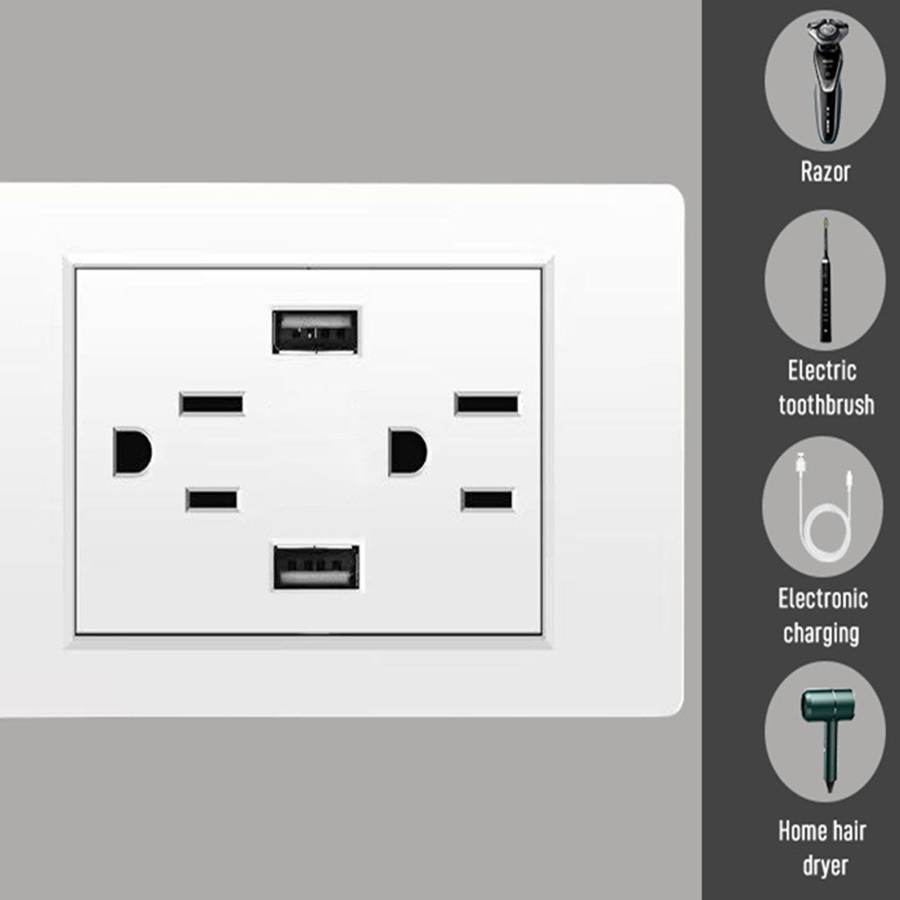 LED Bathroom Wall Cabinet - 3 Door Mirror Cabinet, White