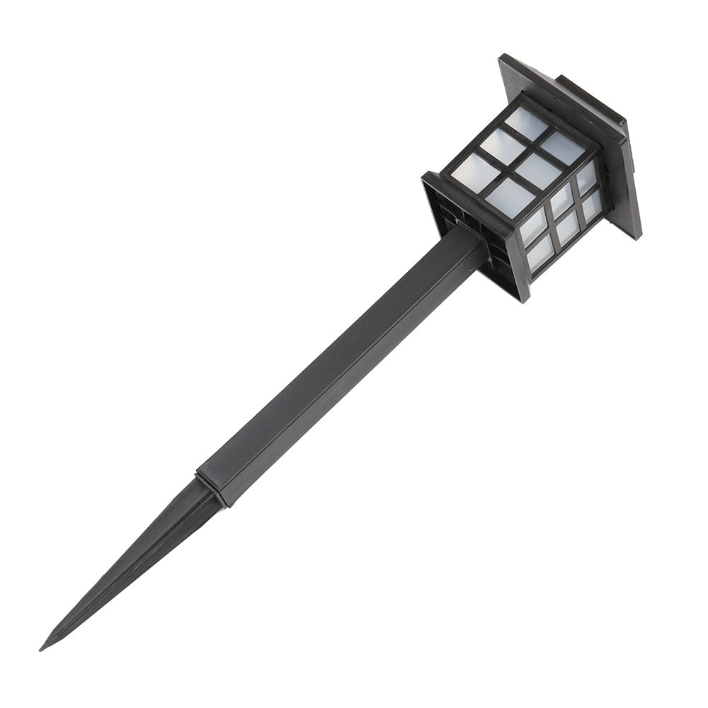 6pcs White LED Solar Lantern Torch Lights - Garden Landscape Lighting