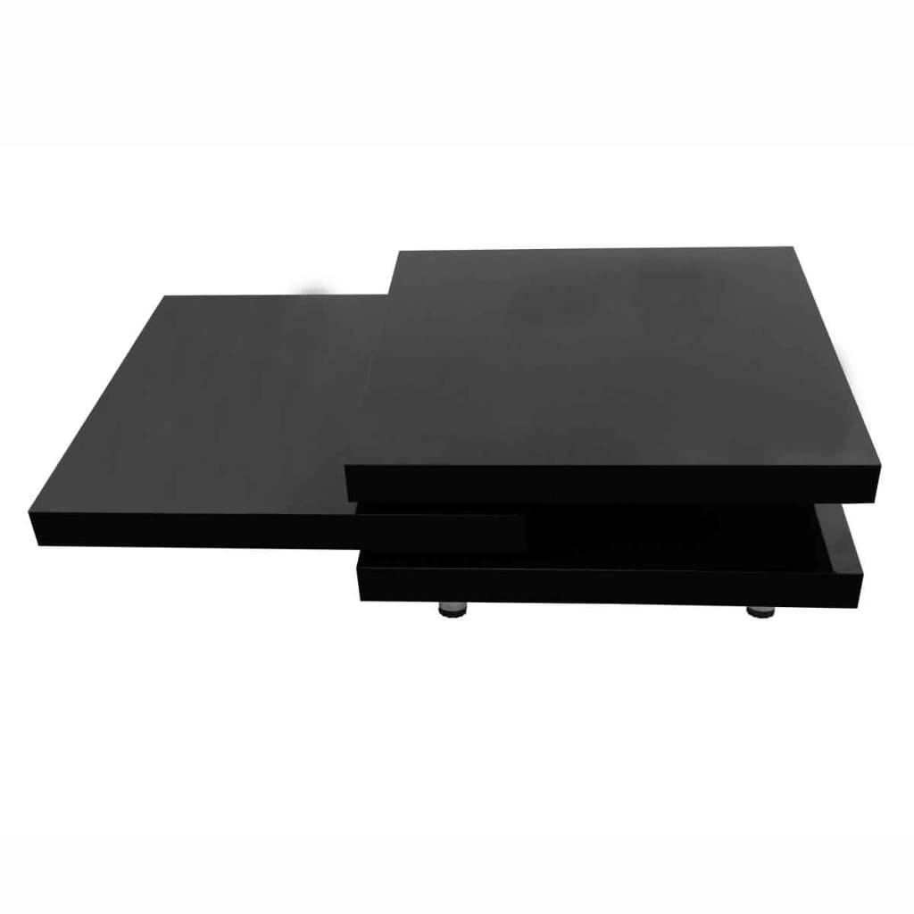 3 Tiers Coffee Table High Gloss Black
