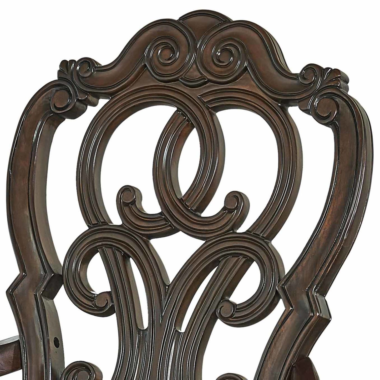9-Piece Dining Set - Brown (Dining Table, 6 Side Chairs, 2 Arm Chairs)