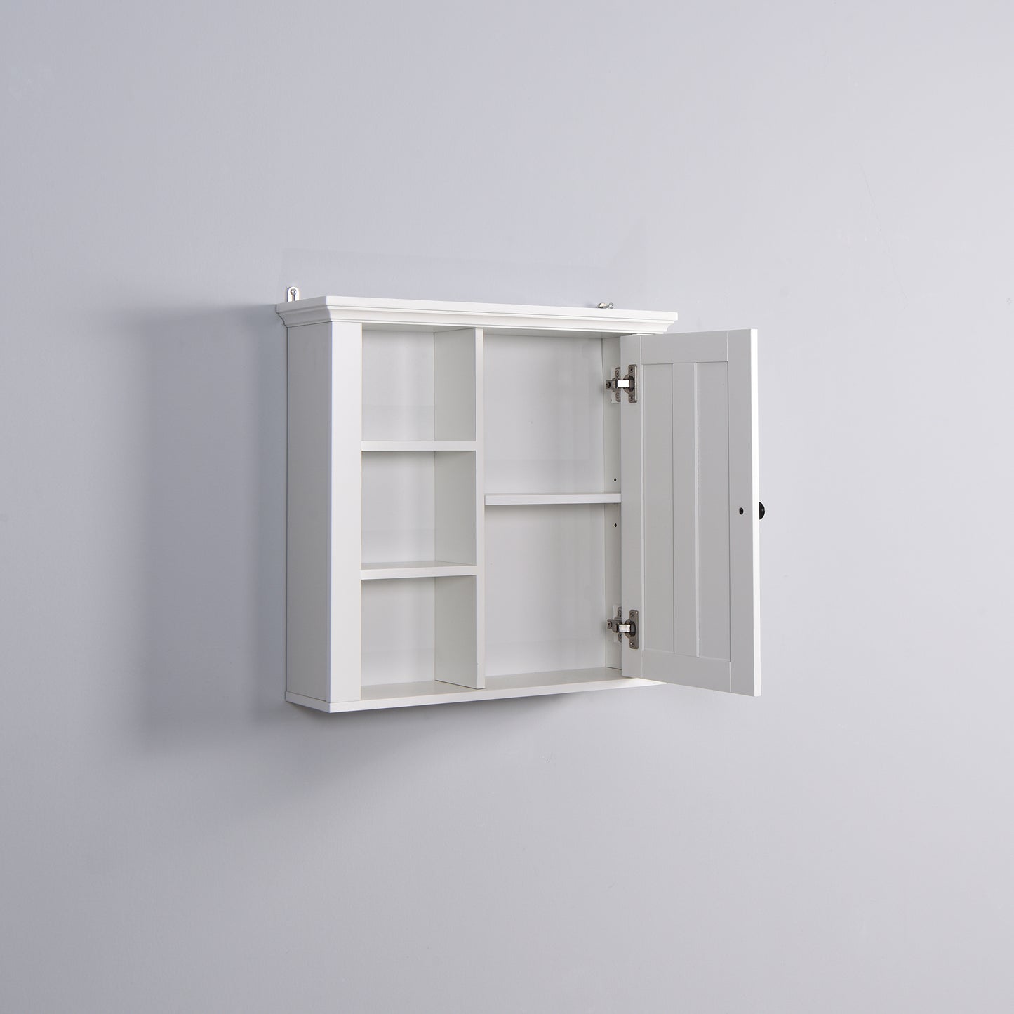 Bathroom Wooden Wall Cabinet with Door - 20.86x5.71x20 Inch