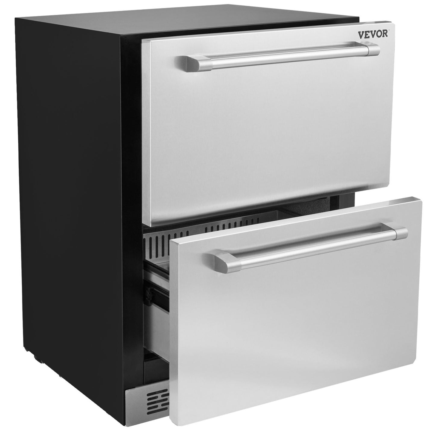 24" Undercounter Refrigerator - 2 Drawer Built-in Beverage Fridge