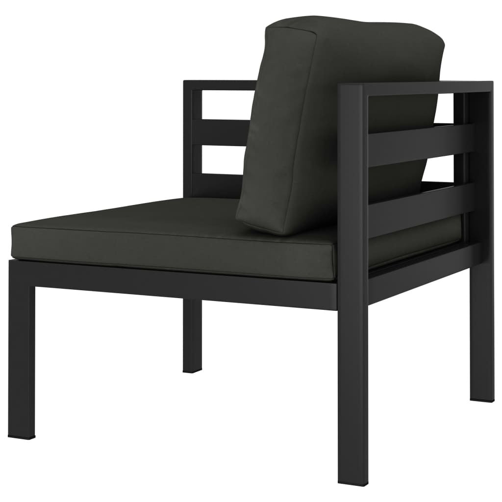 Stylish Aluminum Patio Lounge Set - Modular Design, Comfortable Cushions