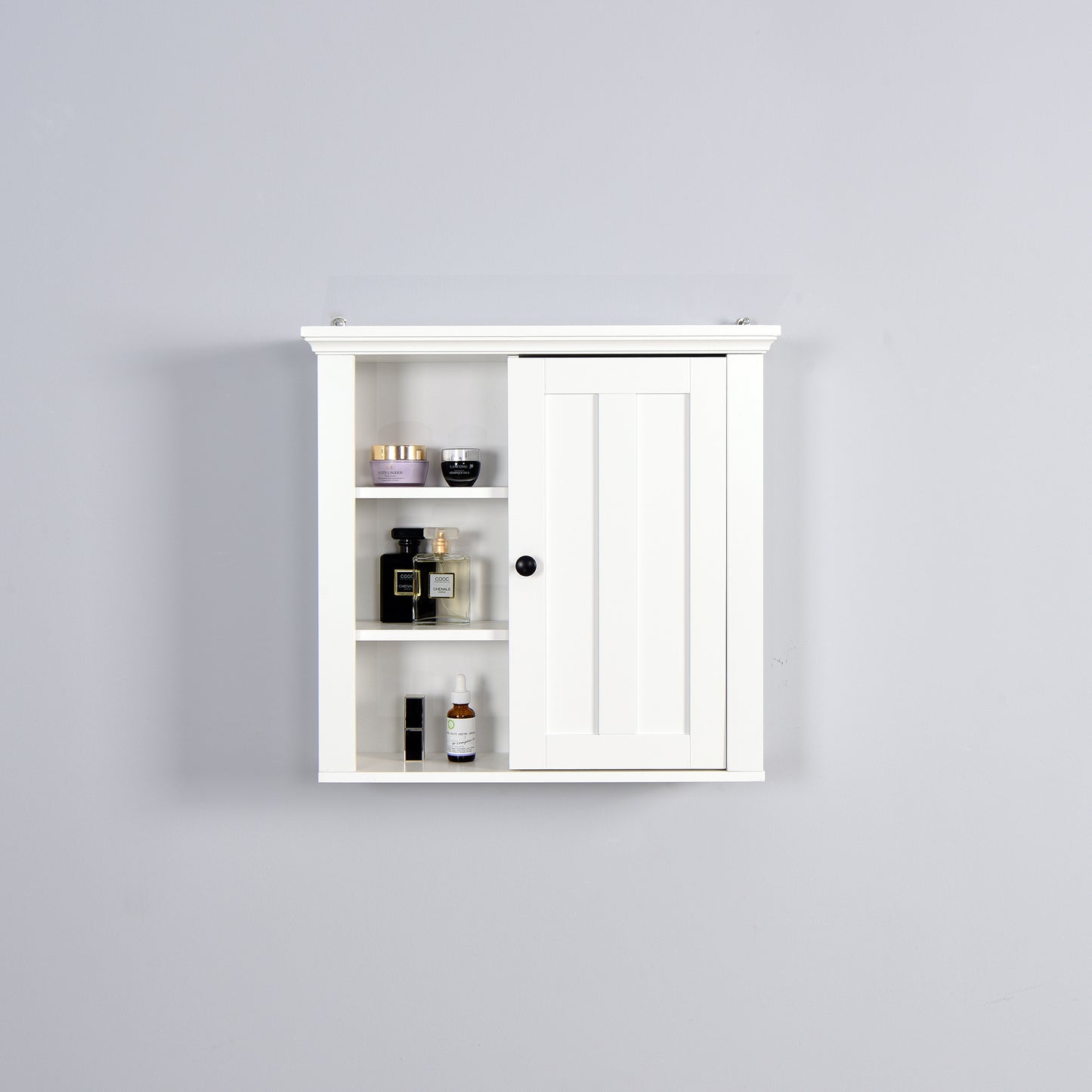 Bathroom Wooden Wall Cabinet with Door - 20.86x5.71x20 Inch
