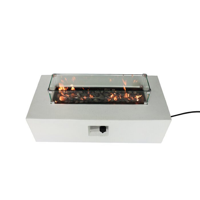 Fiber Reinforced Concrete Outdoor Fire Pit Table
