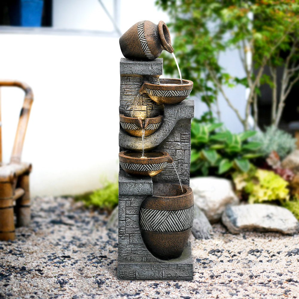 42.5" Garden Water Fountain - Elegant Home Garden Decor