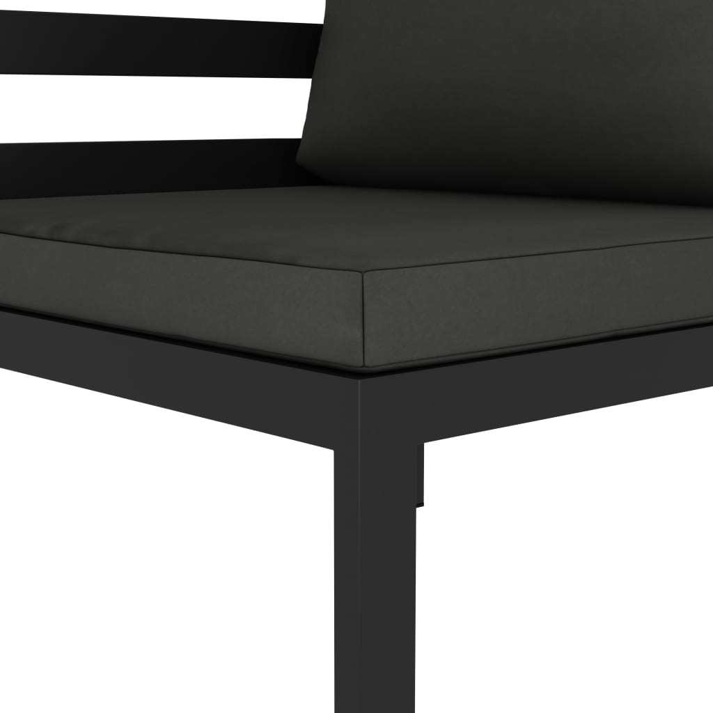 Stylish Aluminum Patio Lounge Set - Modular Design, Comfortable Cushions