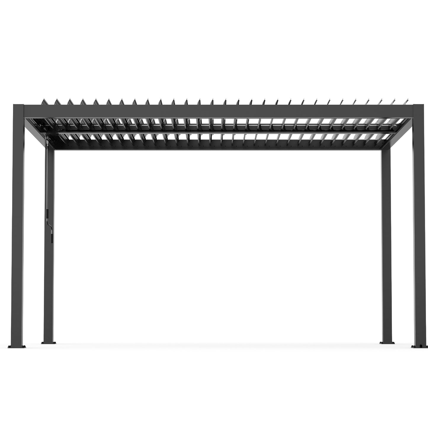 Pergola 10x13FT Aluminum Frame & Louvers