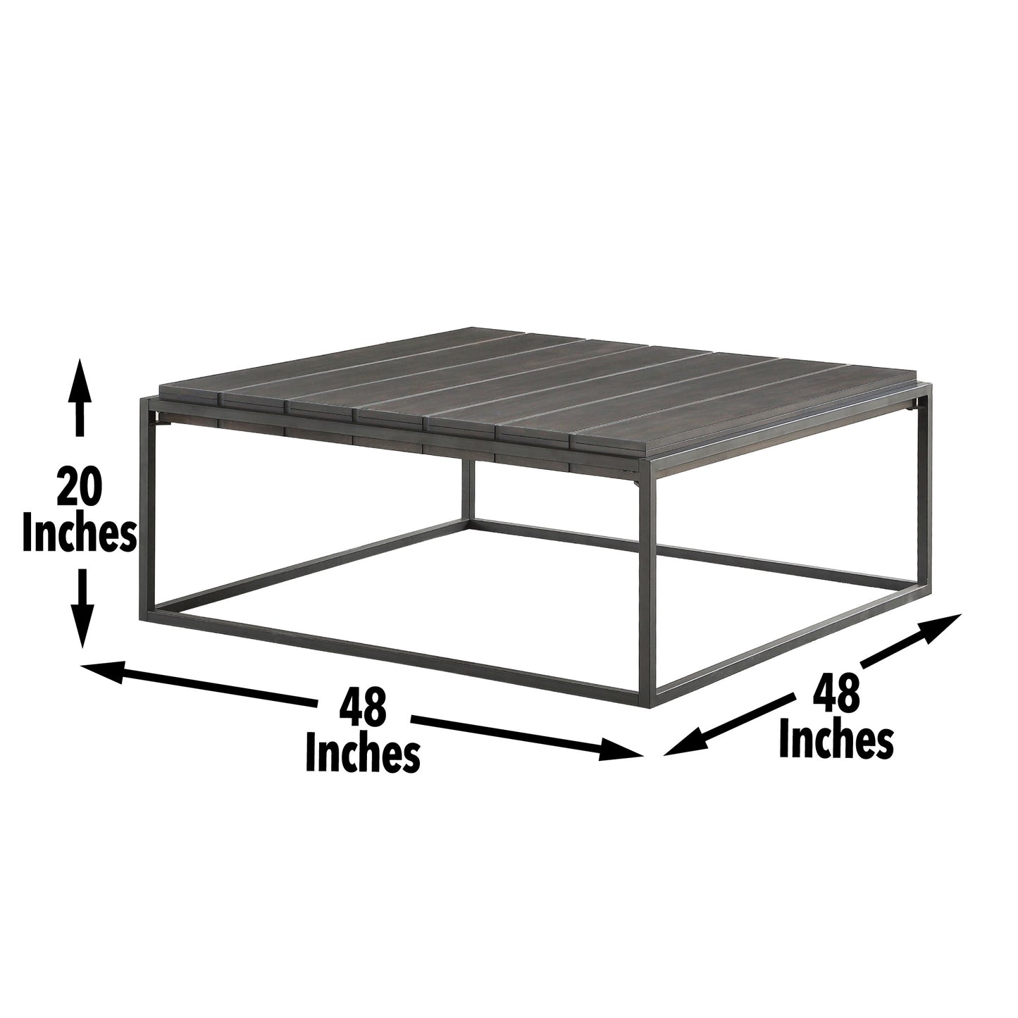 Tekoa Coffee Table - Dark Brown