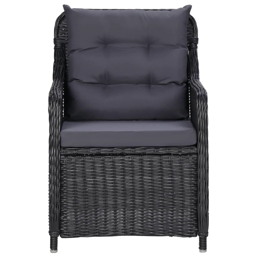 7-Piece Patio Dining Set - Black, Elegant Design for Outdoor Spaces