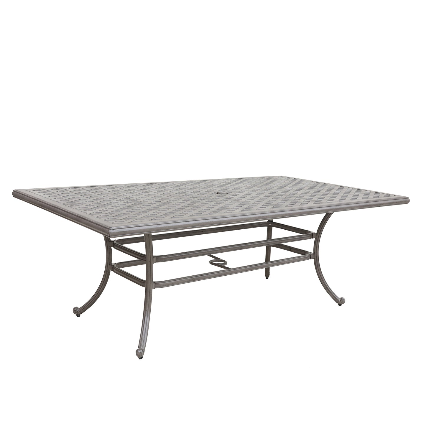 Outdoor 7-Piece Aluminum Dining Set with Cushions - Golden Gauze