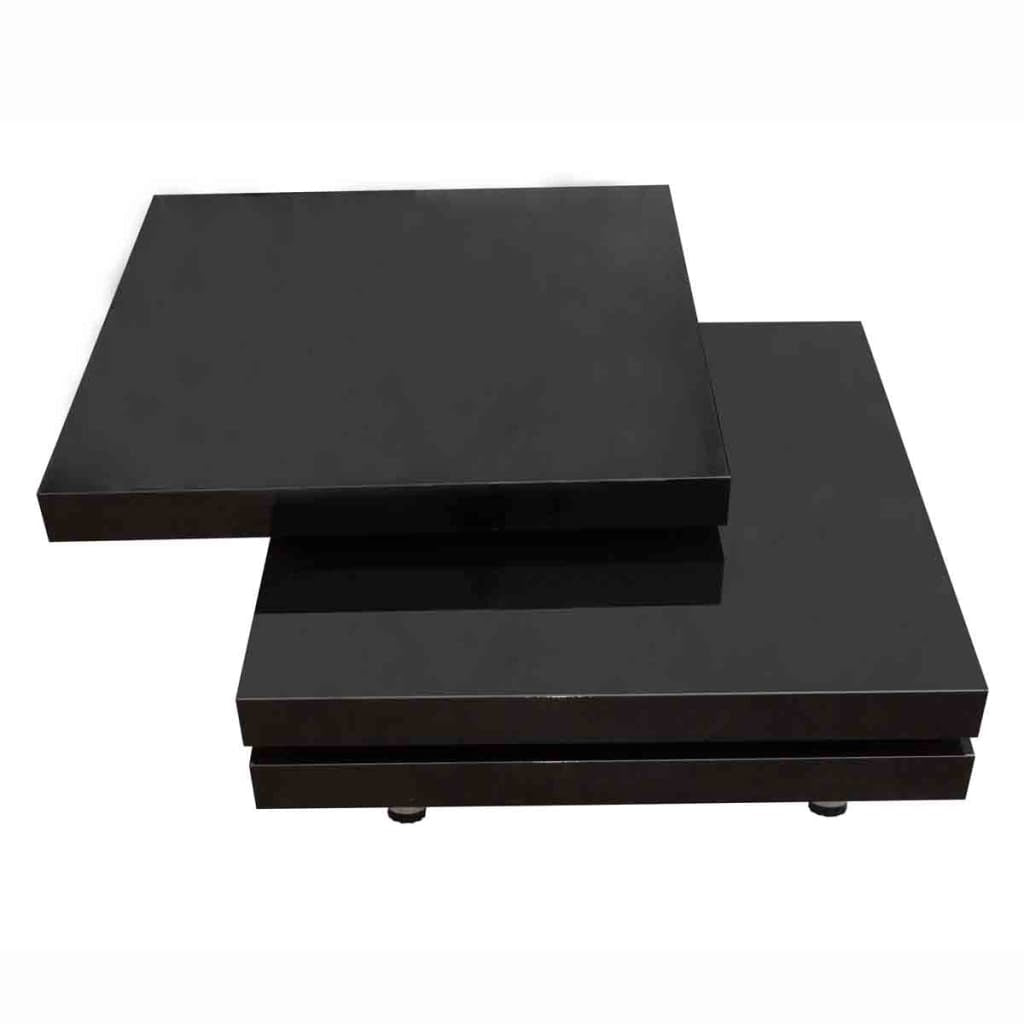 3 Tiers Coffee Table High Gloss Black