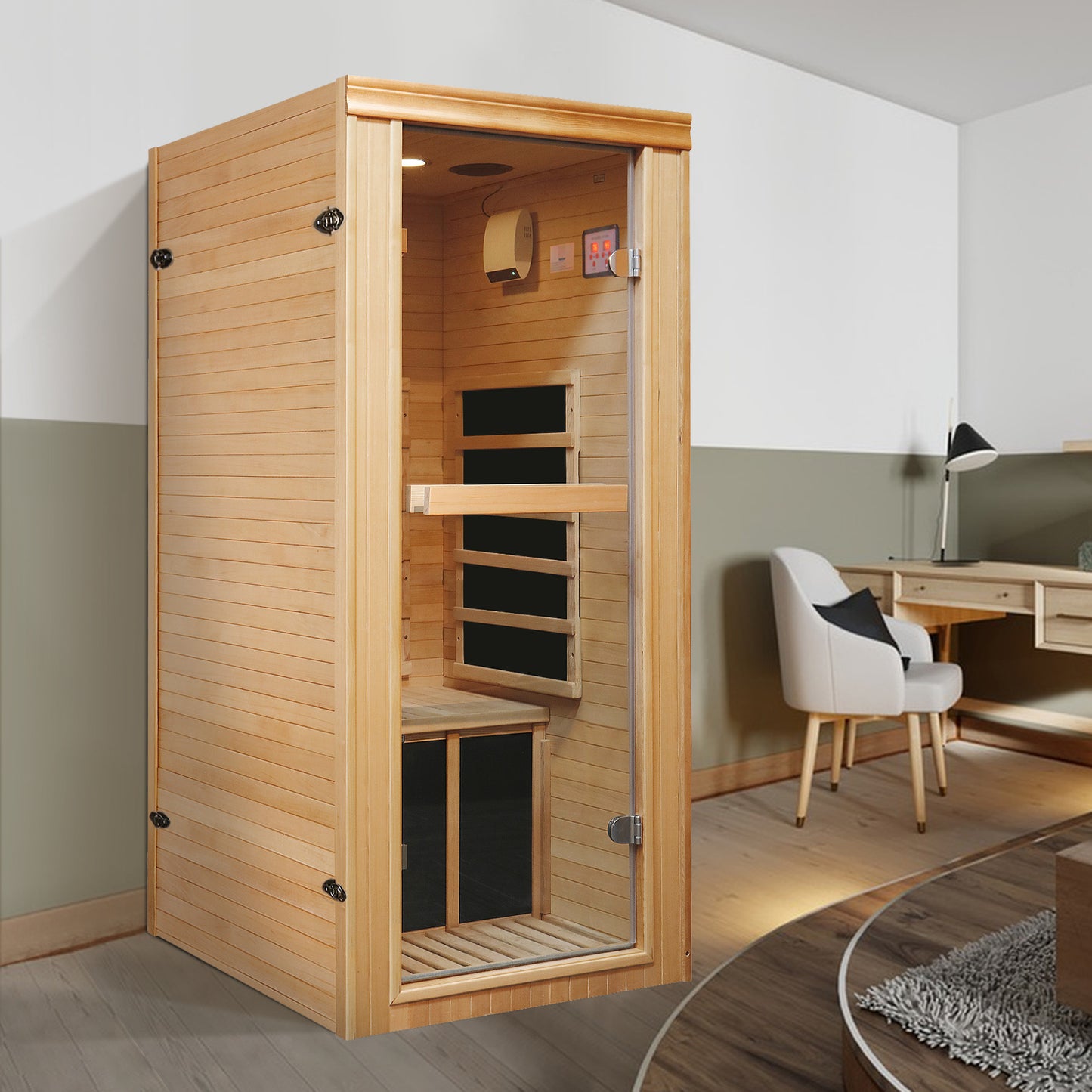 Single Person Far-Infrared Sauna Room - Home Wellness