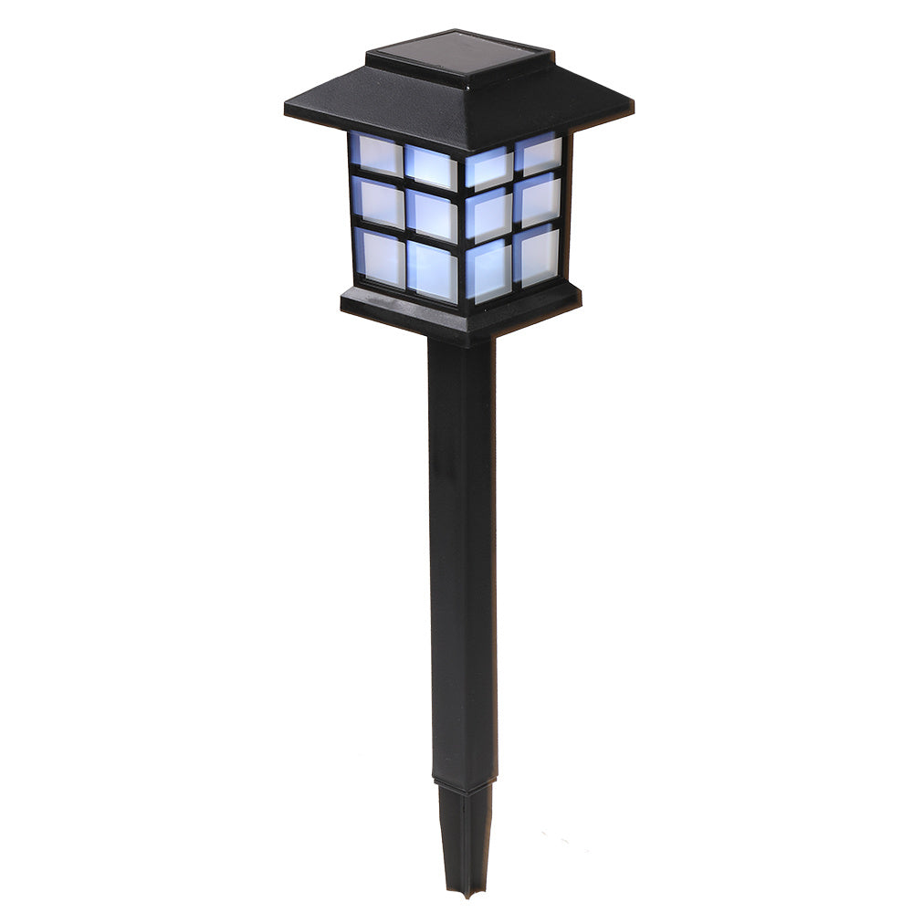 6pcs White LED Solar Lantern Torch Lights - Garden Landscape Lighting