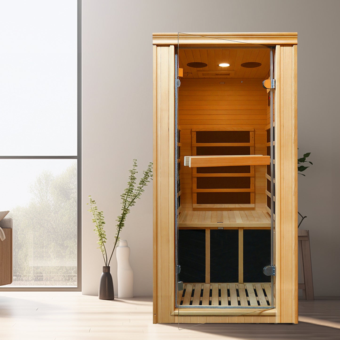 Single Person Far-Infrared Sauna Room - Home Wellness
