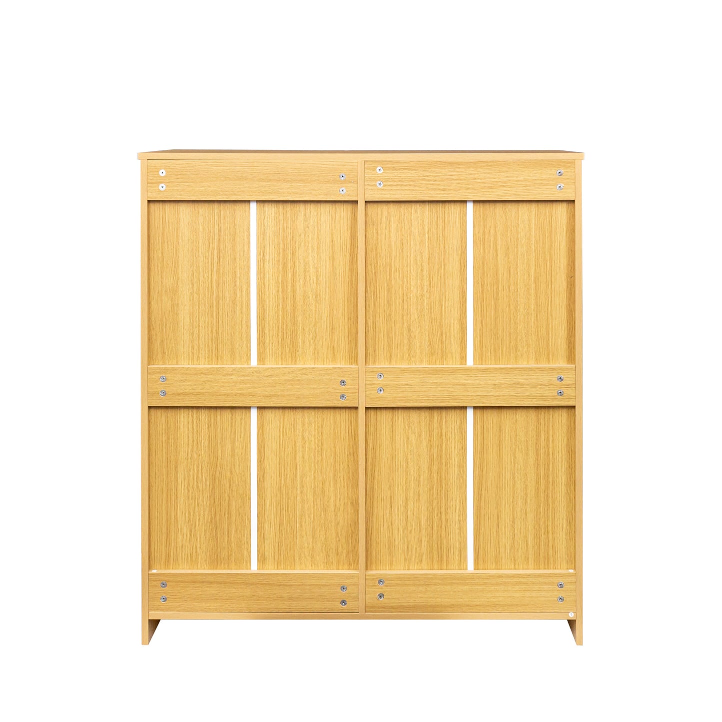 Rattan Storage Cabinet with Adjustable Shelves - Versatile Buffet & Bar