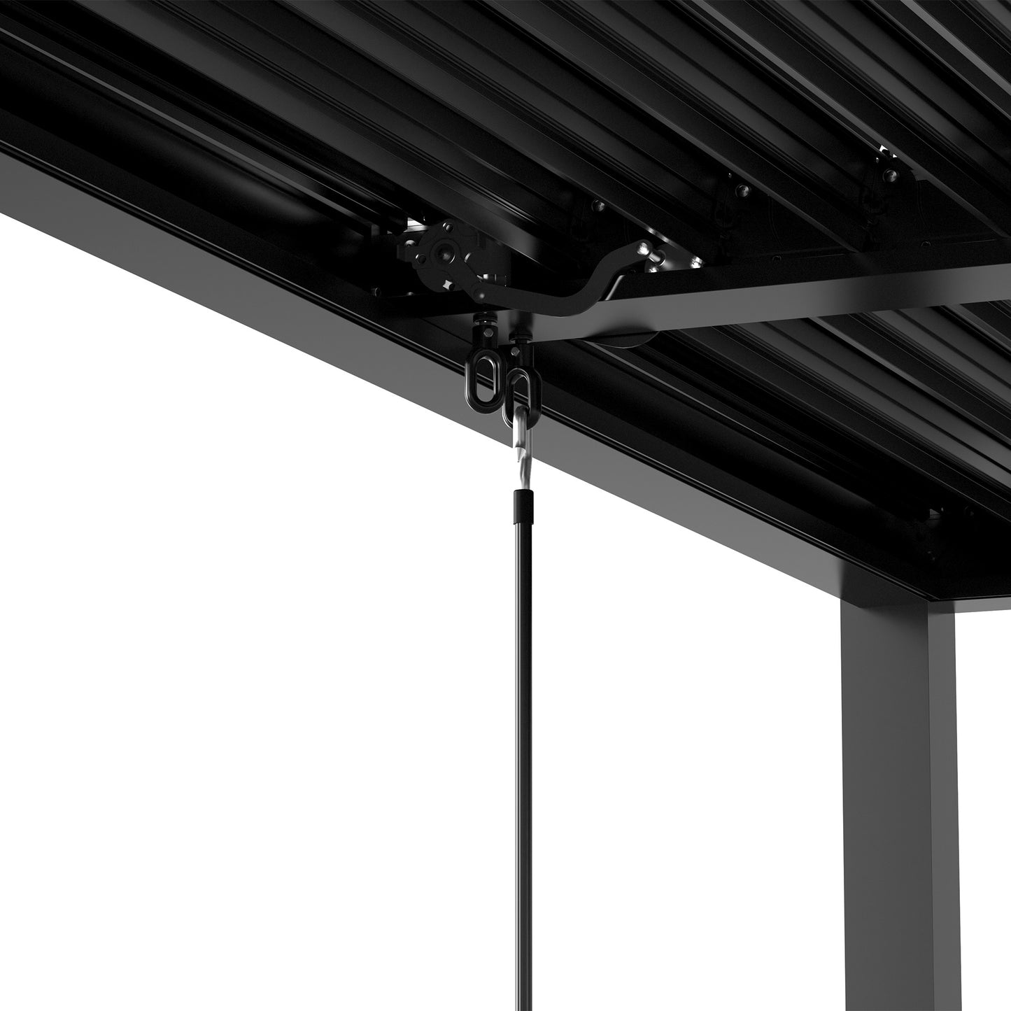 Pergola 10x13FT Aluminum Frame & Louvers
