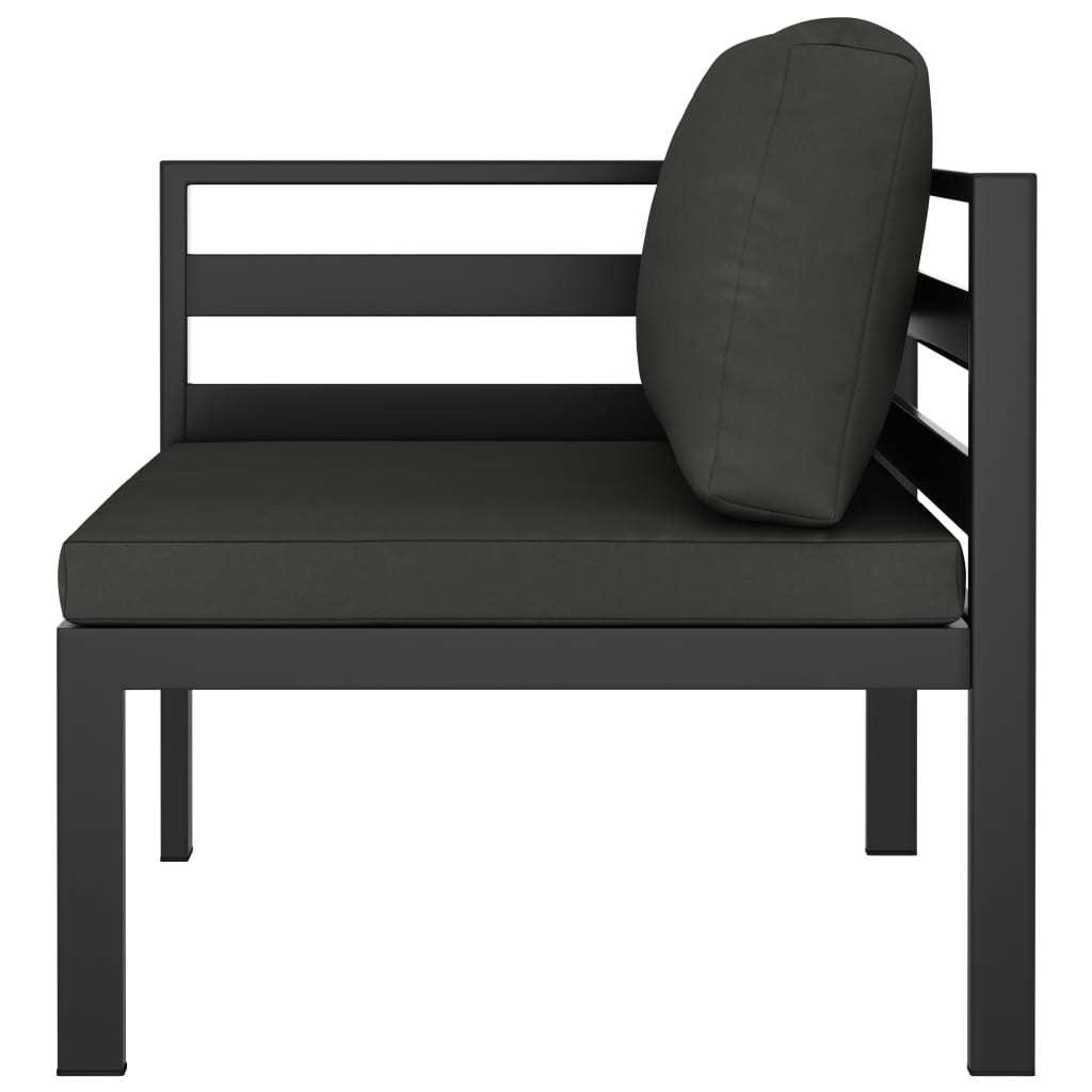 Stylish Aluminum Patio Lounge Set - Modular Design, Comfortable Cushions