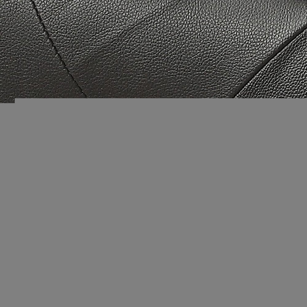 38" Black and Silver Faux Leather Storage Bench With Flip Top
