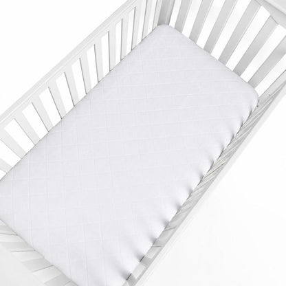 5" Deep Waterproof Bamboo Terry Cloth Crib Mattress Cover