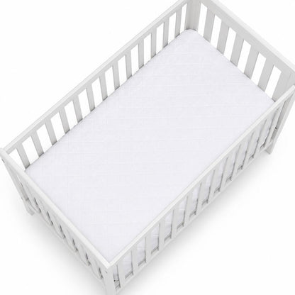 5" Deep Waterproof Bamboo Terry Cloth Crib Mattress Cover