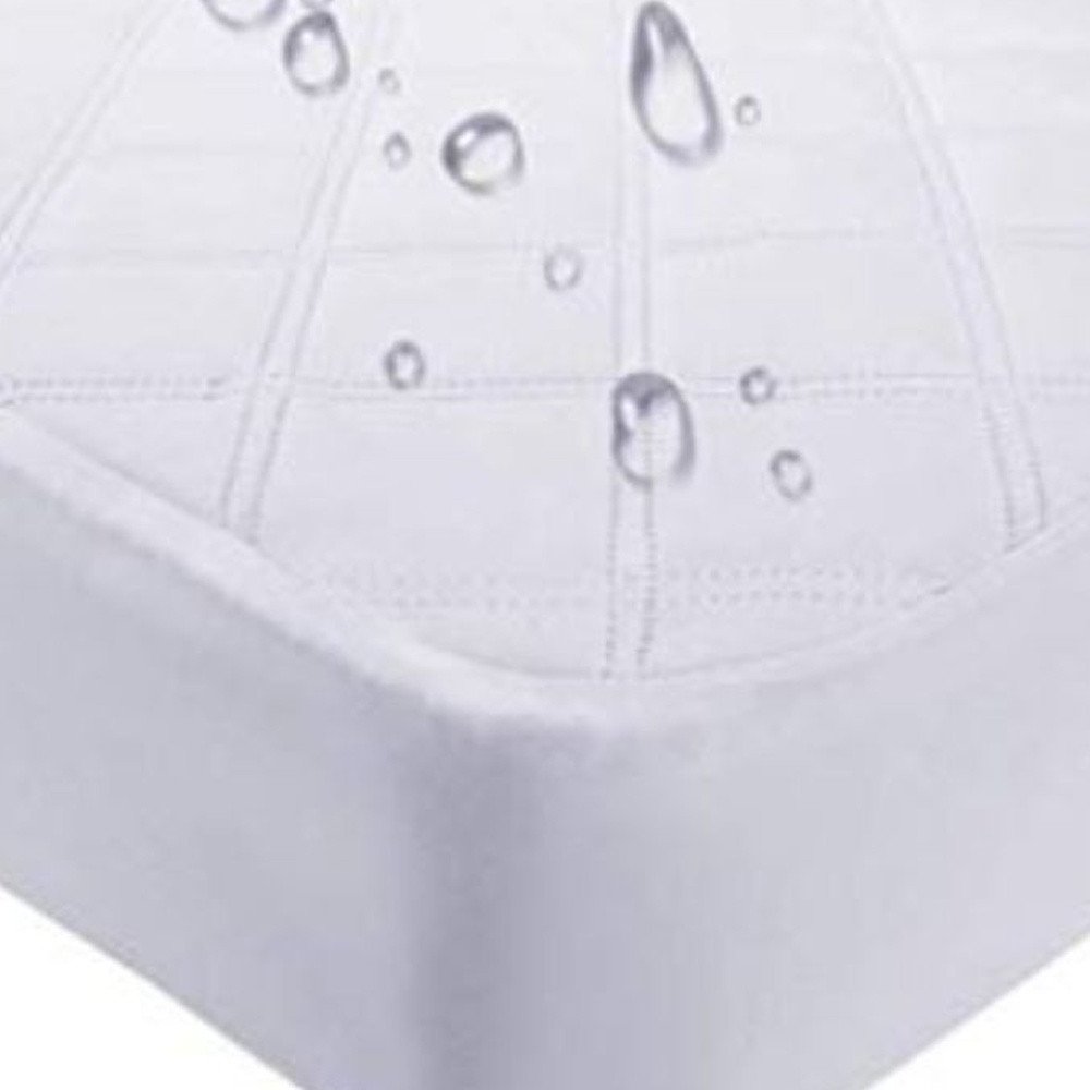 9" Waterproof Bamboo Terry Crib Mattress Pad Liner Mattress Cover Only.