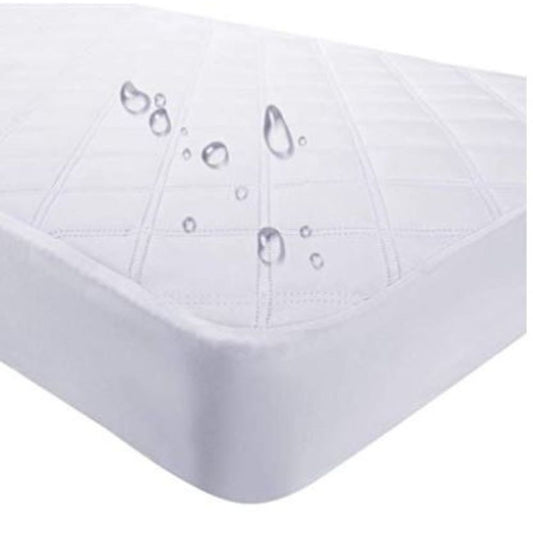 9" Waterproof Bamboo Terry Crib Mattress Pad Liner Mattress Cover Only.