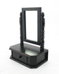 20" Black Wood Framed Freestanding Makeup Shaving Tabletop Mirror