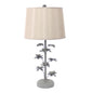 8 X 12 X 28 Gray Rustic Flowering Tree - Table Lamp