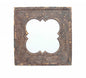 36" Bronze Square Wood Framed Accent Mirror