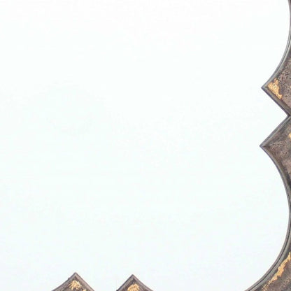36" Bronze Square Wood Framed Accent Mirror