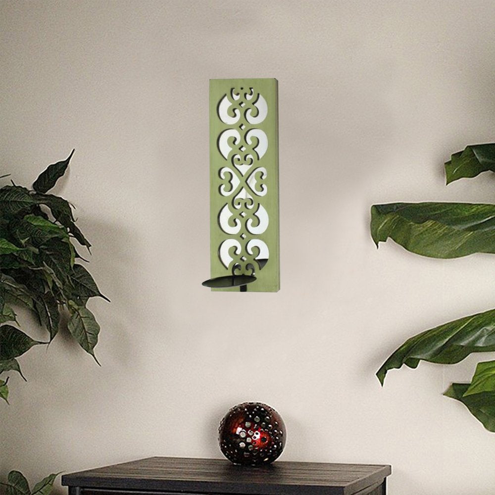 Green Wood Hanging Dimensional Sculpture