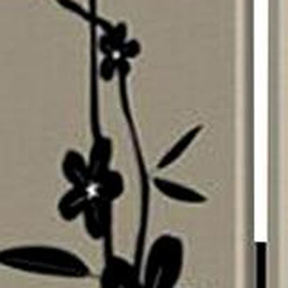 72" Beige Canvas Folding Three Panel Screen Room Divider