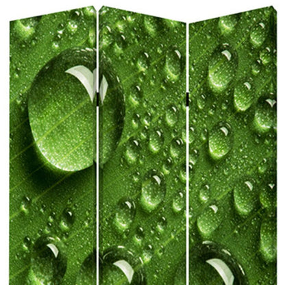 48" X 72" Multi Color Wood Canvas Rain  Screen