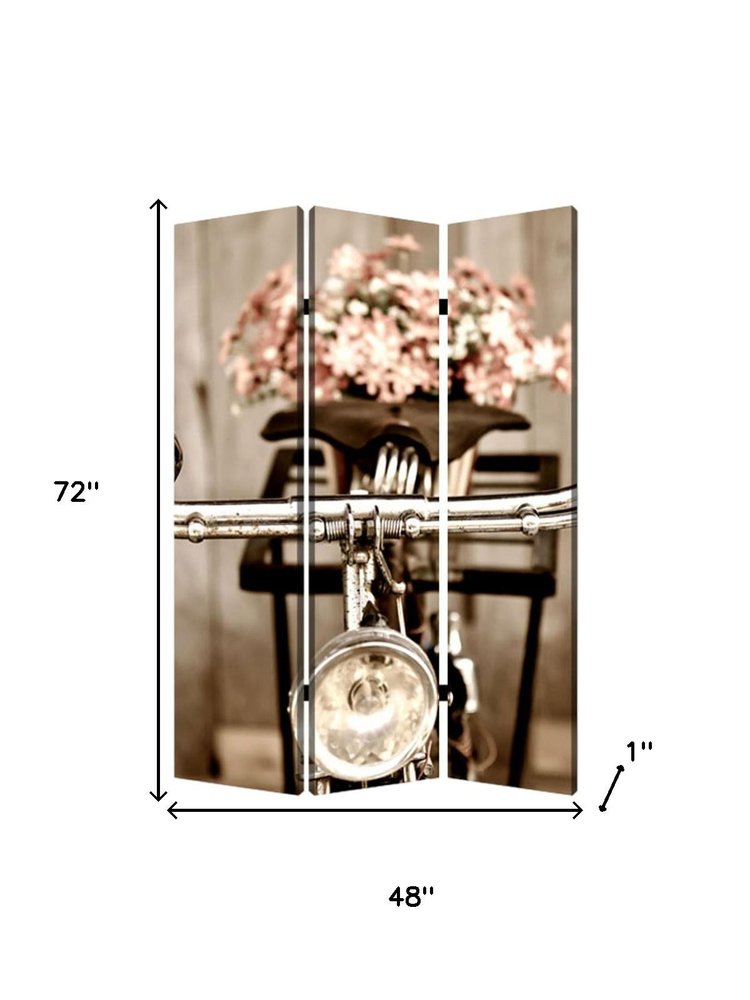 48" X 72" Multi Color Wood Canvas Valentine  Screen