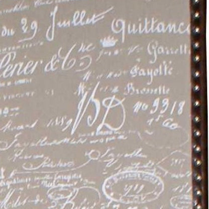 84" Tan Fabric Folding Four Panel Screen Room Divider