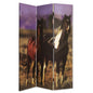 48" X 72" Multi Color Canvas  Screen With Nurturing Mare